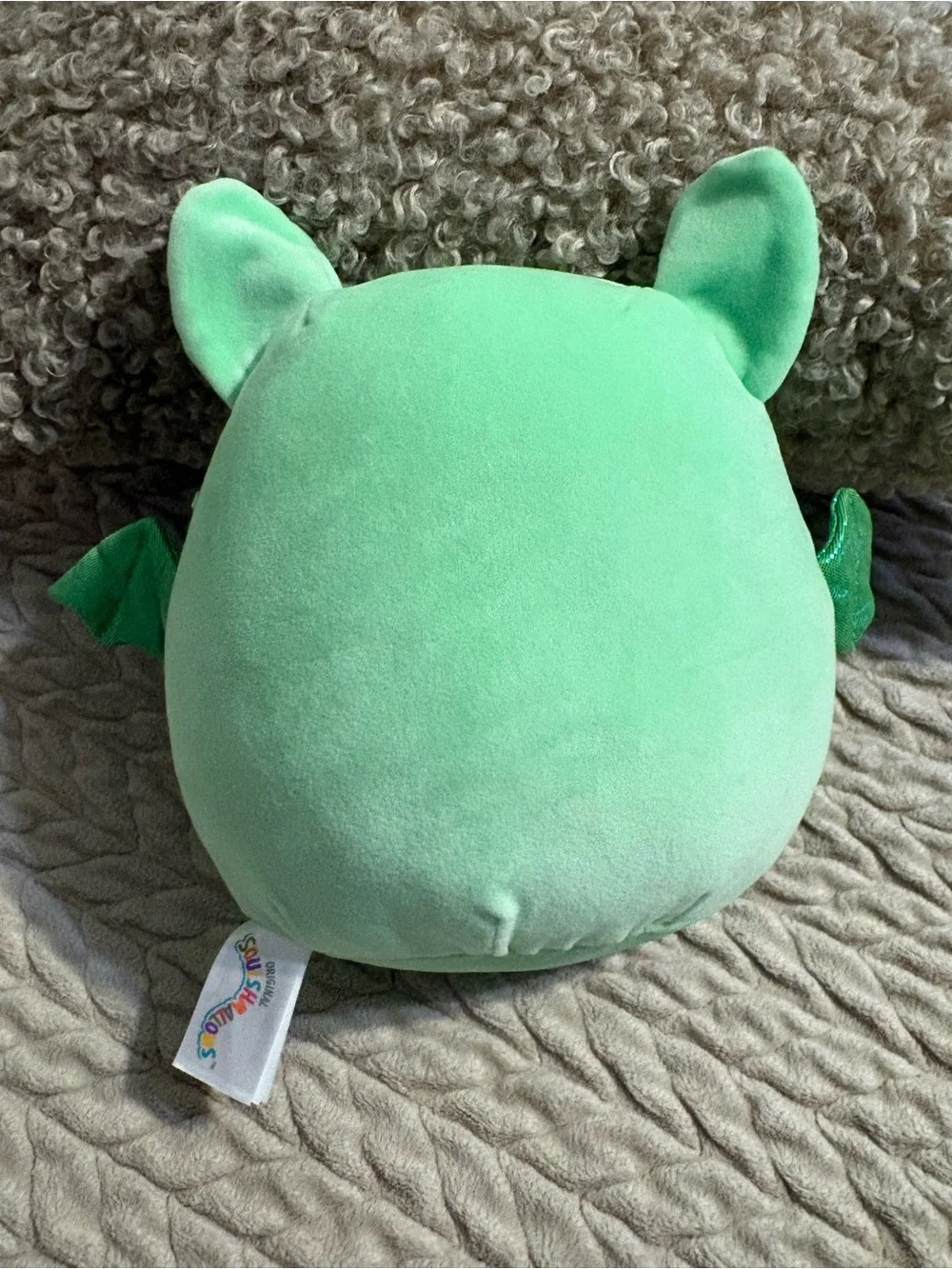 Original Squishmallows Green Bat Plush Bag/Purse Stuffing Pillow Insert